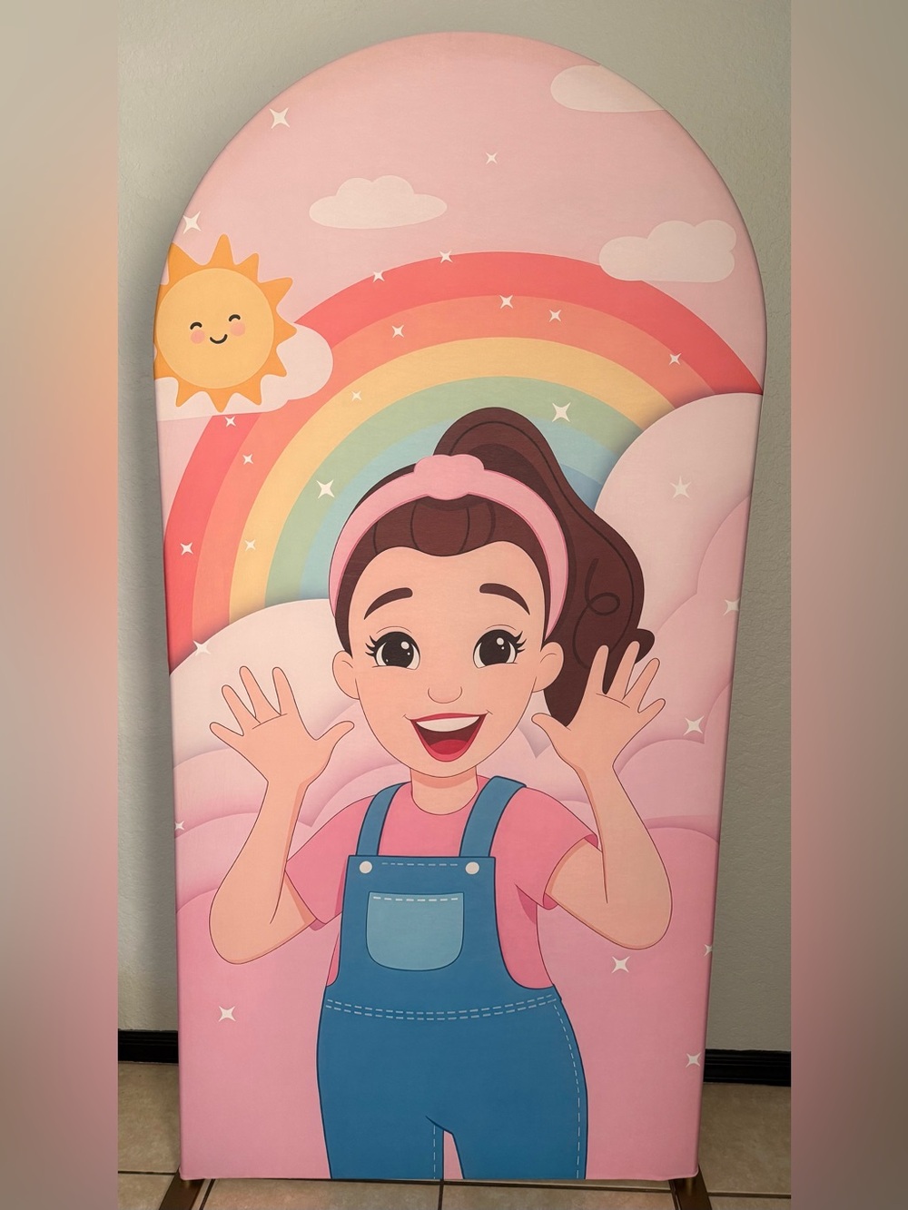 Ms Rachel Birthday Arch Backdrop Cover